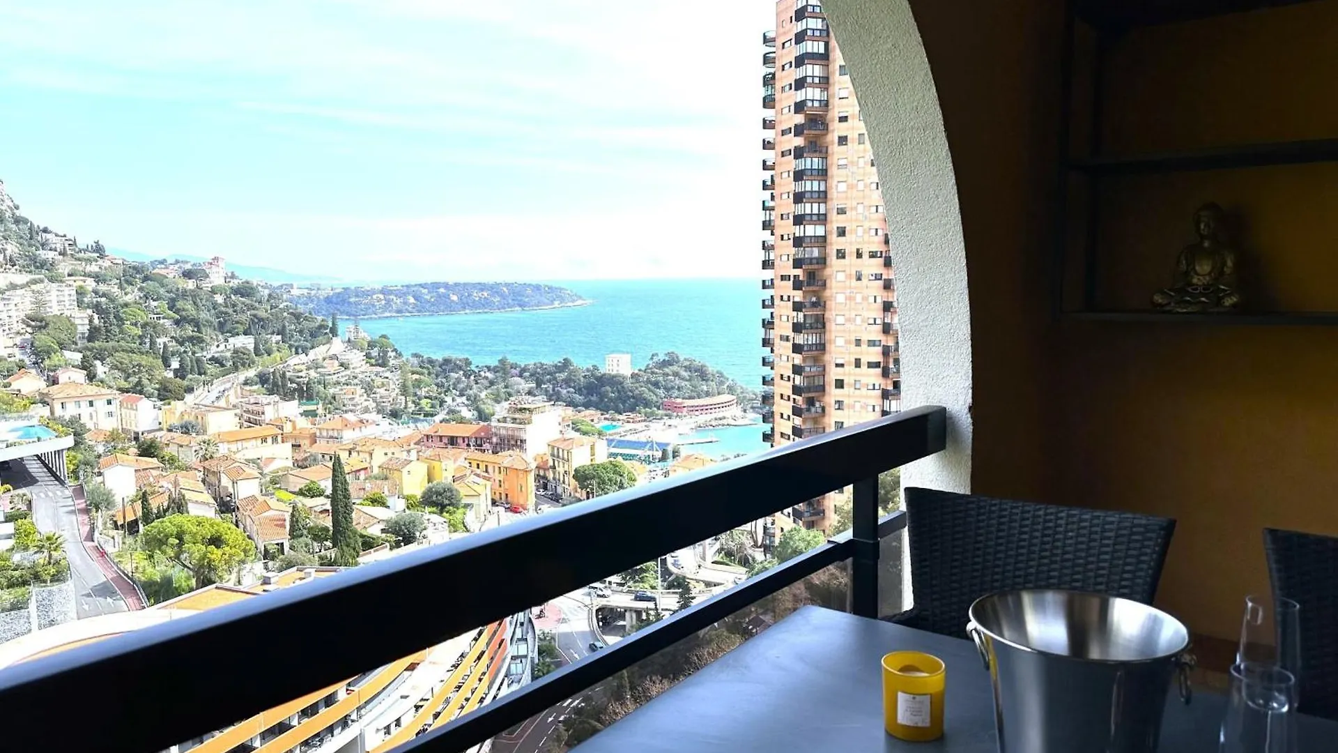 Studio Beausoleilmonaco Terrasse Vue Mer Clim Et Acces Piscine Apartment