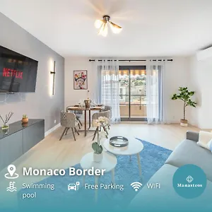 5mn Monaco - Vue Mer - Parking - Piscine - Bb Appartement